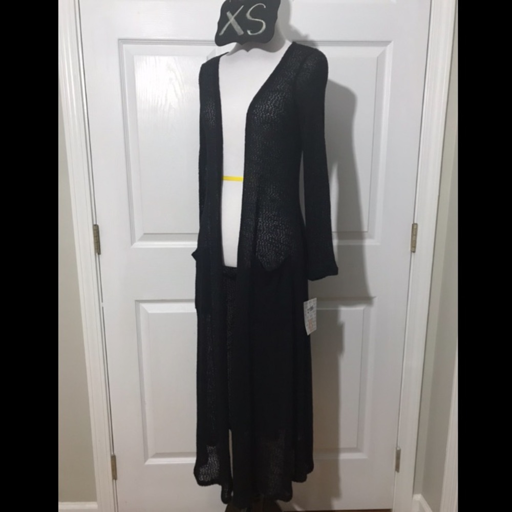 Lularoe Sarah Cardigan - Black